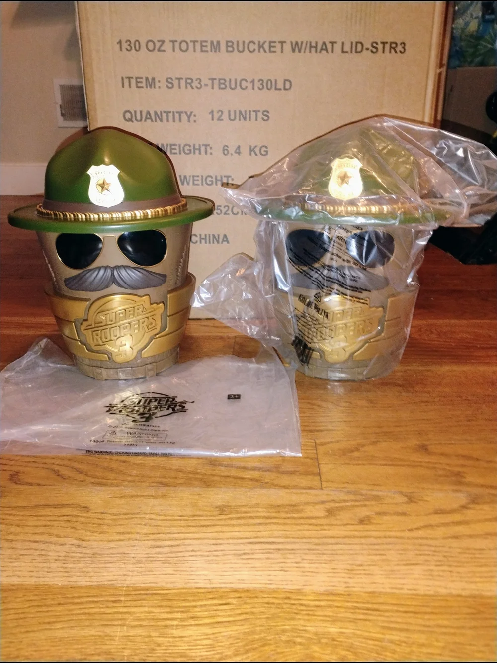 Super Troopers 3 Trooper Popcorn Bucket Regal Theaters Exclusive